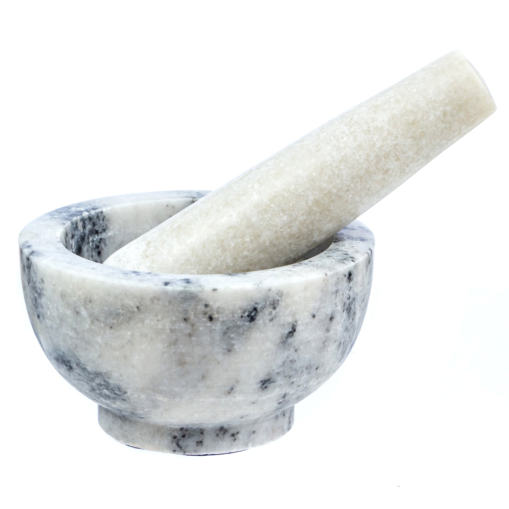Marble Mortar + Pestle, Carved in India, Ethically Sourced