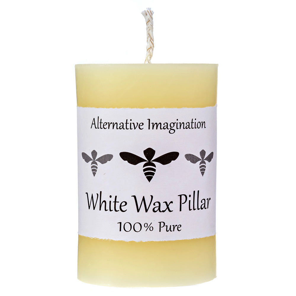 100% Premium Beeswax Pillar Candles - Alternative Imagination
